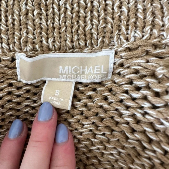 Micheal Kors Women's Small Tan Jacket with buttons and Zipper - Picture 3 of 6